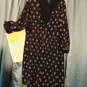 Torrid Black Dress Diamond Design (Torrid tub).